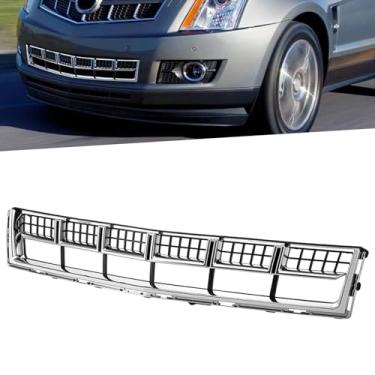 Imagem de MotorFansClub Front Grill Fit for Cadillac SRX 2013 2014 2015 Bumper Lower Grille Hood Mesh Grill ChromeF