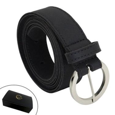 Imagem de Cinto Casual Feminino  Couro Preto Conforto Estilo - GRANADO ACESSÓRIO