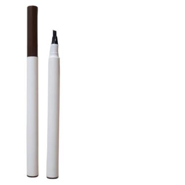 Imagem de Caneta Fio a Fio para Definir Sobrancelha e Barba Ponta Tridente Resistente a Agua (Castanho Claro Pink 21)