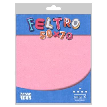Imagem de Pacote Tecido Feltro Blister 50cm X 70cm 60 Cores Diferentes (CORAL LIGHT - 211)