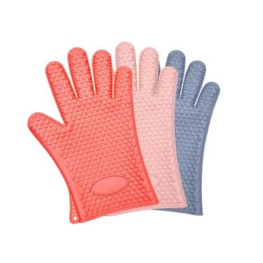 Imagem de Luva de Silicone para Forno e Fogão, Lavável, Multiuso, Resistente ao Calor