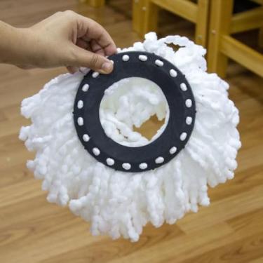 Imagem de Refil para Mop Giratório 13 Litros | Reposição para Balde Spin Mop | Esfregão Microfibra Compatível Universal, Refil de Microfibra