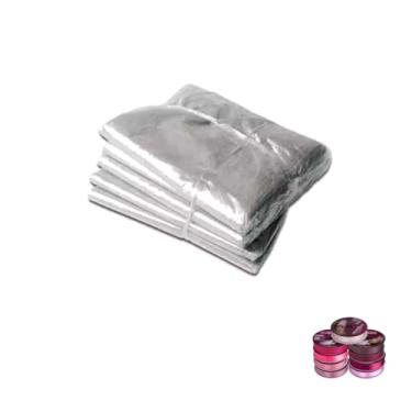 Imagem de Kit Saco BD 30X50X15 Para Gelo + Fita Cetim Rolo 22 MMX50 MTS