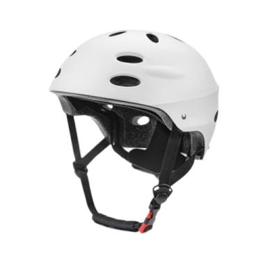 Imagem de kowaku Capacete infantil para skate com absorção de impacto, ajustável, para ciclismo de estrada, ideal para meninos e meninas, Branco