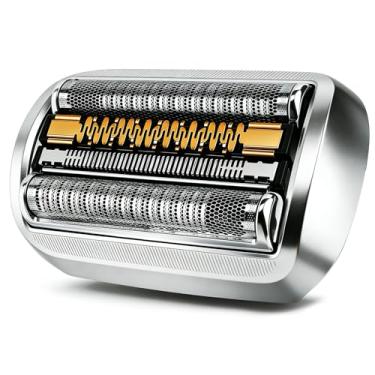 Imagem de Acessórios de substituição de cabeça de barbear 94M Series 9 compatíveis com barbeadores elétricos Braun Series 9: 9290cc, 9291cc, 9370cc, 9376cc, 9293s, 9260s, 9295cc, 9385cc (Silver01)