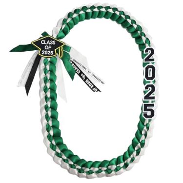 Imagem de FOMOMDI Colar trançado de formatura 2026 Leis para graduação, para estudantes universitários, materiais de festa de pós-graduação, 2026, Poliéster, Sem Pedra Preciosa