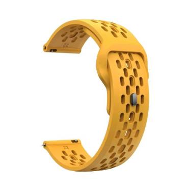 Imagem de Pulseira De Silicone De 20mm 22mm Para Smartwatch Amazfit Active 2, Co