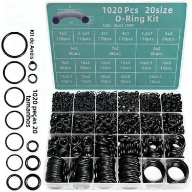 Imagem de Conjunto de anel de vedação de kit de reparo de anel de nitrilo em cai