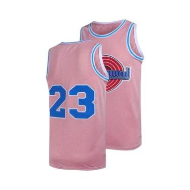 Imagem de Camisa De Basquete Michael Jordan Space Jam Para Meninos  10 Camisetas