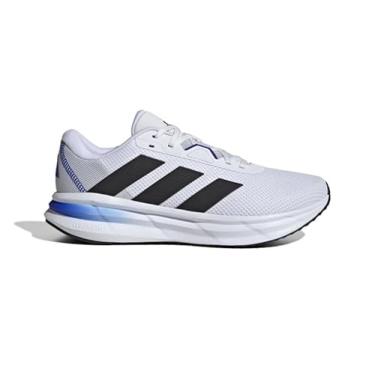 Imagem de adidas Tênis de corrida masculino Galaxy 7, Azul lúcido, branco/preto, 9