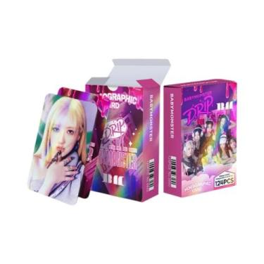 Imagem de Cartões Fotográficos Holográficos HD 124 Peças Cartões Lomo Álbum BABY