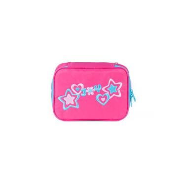 Imagem de Estojo Box Feminino Grande BG Joy Rosa - Bagaggio, Rosa, U