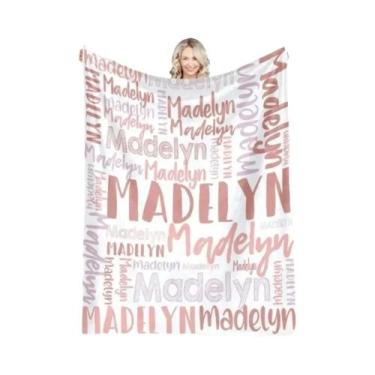 Imagem de Cobertor De Flanela Personalizado Em 30 Cores Para Meninas, Meninos, B