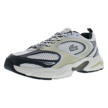 Imagem de Lacoste Storm 96 2k Tênis masculino, Off Wht/Dk Grn, 38