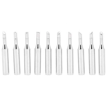 Imagem de Ponta de ferro de solda de latão, aquecimento interno, sem chumbo, ferramentas de ferro de solda 900m t 3c para máquinas de solda com 10 peças