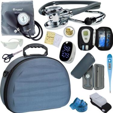 Imagem de Kit Enfermagem Maleta Medica Super Luxo Completa Promocao - Love Saude