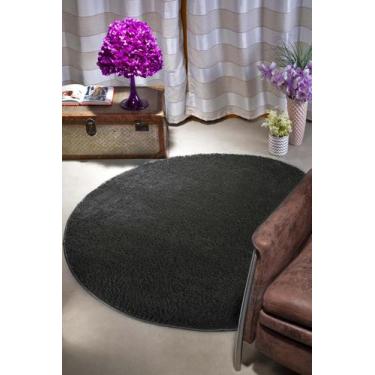 Imagem de Tapete redondo 2x2 100% antiderrapante não risca o piso pelo super mac