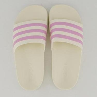 Imagem de Chinelo Adidas Adilette Shower Juvenil Off White e Lilás-Feminino