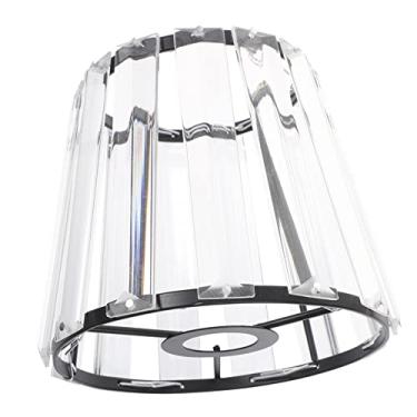 Imagem de Abajur de vidro transparente Luminária de parede Tampas de teto Luminária de teto Abajures de tambor Abajures Abajures transparentes Abajures para abajur de mesa Abajur de mesa
