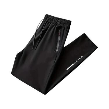 Imagem de Calças Jogger Casuais Masculinas plus Size Com Cintura Elástica Clássi