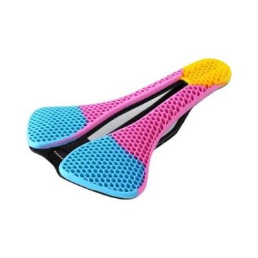 Imagem de Selim De Bicicleta MTB Leve, Respirável E Durável, Assento Impresso Em