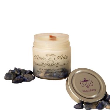Imagem de Vela Aromática Artesanal Premium Linha Zodíaco 150G