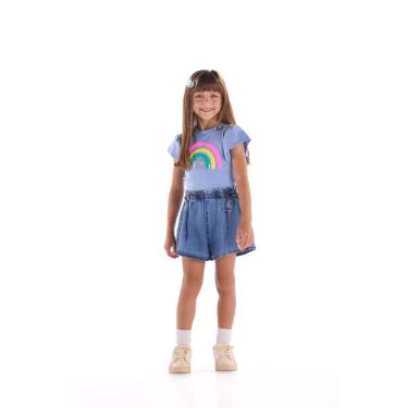 Imagem de Blusa Infantil Manga Babado Quimby-Feminino