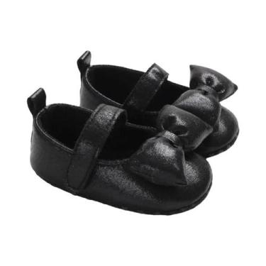 Imagem de Sapatos Casuais De Pelúcia Para Bebês Recém-Nascidos Com Laço, Confort