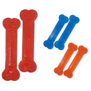 Imagem de Mordedor Pet Duplo Osso 15 Cm Cor Sortida Azpr
