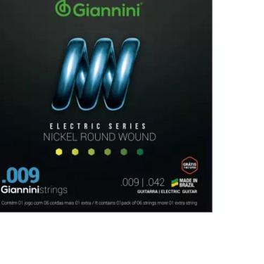 Imagem de Encordoamento Para Guitarra Geegst9 Super Leve 0.09 Giannini