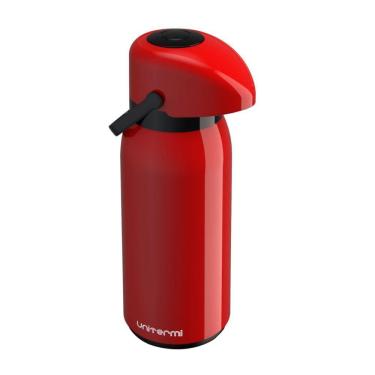 Imagem de Garrafa Térmica Pressão Verona 1,8 L Vermelha - Unitermi