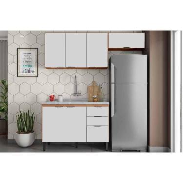 Imagem de Kit Modulado Demóbile 3 Peças Firenze C3P50 Amendola/Nude Prime TX