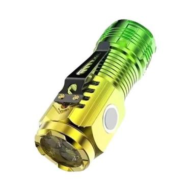 Imagem de Lanterna Portátil Super Brilhante Com 3 LEDs E Zoom, Recarregável via 