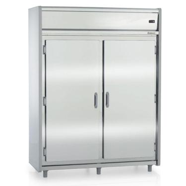Imagem de Mini Câmara Refrigerada 2 Portas Com Prateleira Gmcr1600ps Gelopar 1654 Litros Inox 220v