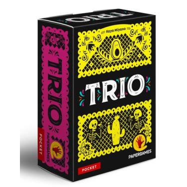 Imagem de Trio Jogo De Cartas Paper Games Boardgames Cardgames