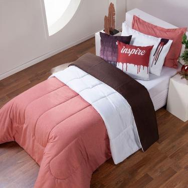 Imagem de Kit Edredom Linho Colorido Solteiro