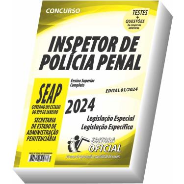 Imagem de Apostila Seap Rj Inspetor - Legislação Especial E Específica