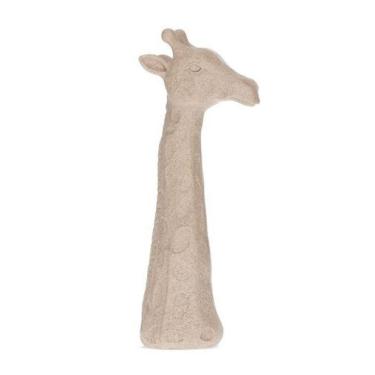 Imagem de Escultura Girafa Em Poliresina 40,5X15,5X11Cm 20931-G Mart