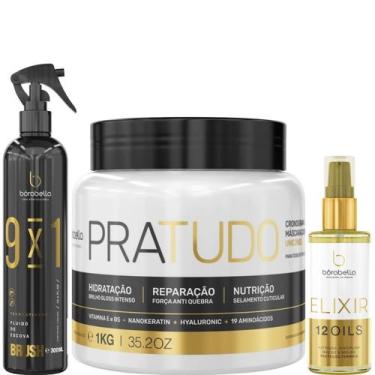 Imagem de Borabella Fluido Brush 300ml + Pratudo 1kg + Elixir 60ml