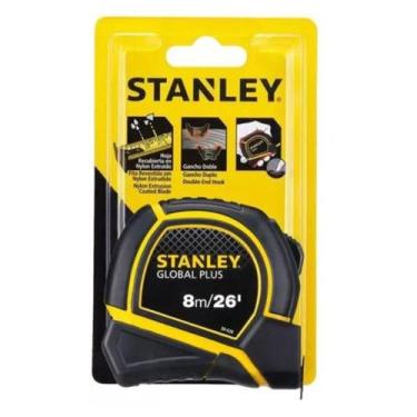 Imagem de Trena Em Aço Global Plus 8 Metros X 25mm Embo Stanley 30-626