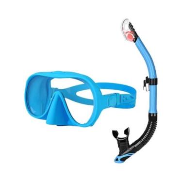 Imagem de Máscara Profissional De Mergulho Com Vidro Temperado, Óculos De Nataçã