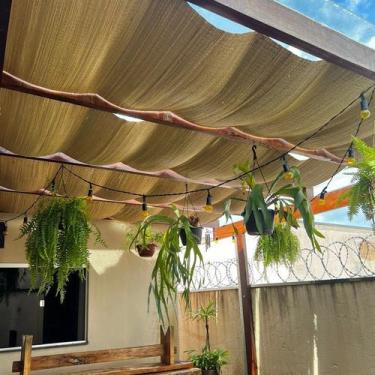 Imagem de Rolo De Esteira De Palha Junco Para Pérgola 10mt x 80cm - Decore Fácil