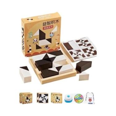 Imagem de Quebra-Cabeça Educacional De Blocos Ocultos Para Crianças Com 120 Níve