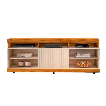 Imagem de Rack Dili Para Tv Até 60 Polegas Com Rodizios Dj Moveis Cedro Bali