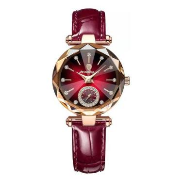 Imagem de Relógio impermeável de quartzo feminino Chenlong PE45, estojo de 32 mm