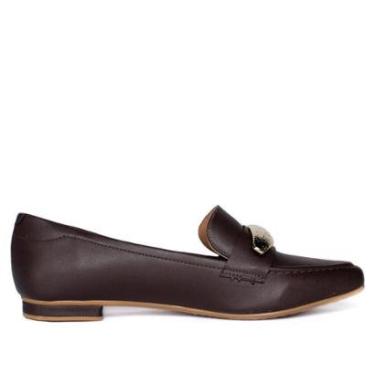 Imagem de Mocassim Feminino Vizzano Marrom Escuro-Feminino