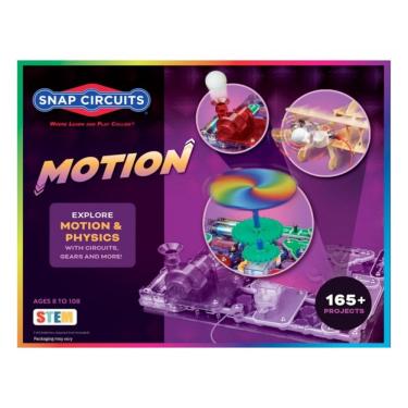 Imagem de Snap Circuits Motion – Kit Educacional de Eletrônica com Mais de 165 Projetos para Cria...