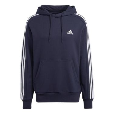 Imagem de MOLETOM ESSENTIAL 3 STRIPES CAPUZ-Preto Adidas-Masculino