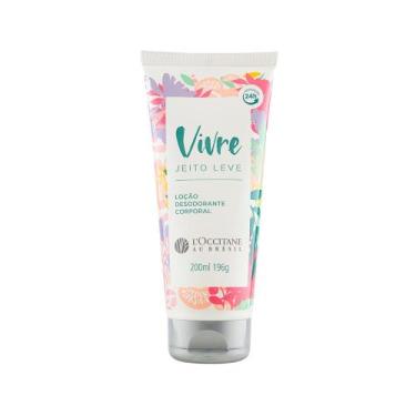 Imagem de Loção Desodorante Corporal Vivre Jeito Leve L Occitane Au Brésil 200ml