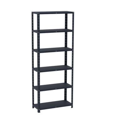 Imagem de Estante De Estrutura Metálica Com 6 Prateleiras 175cm(a)92acm(l)30cm(p) Sem Reforço Azu...